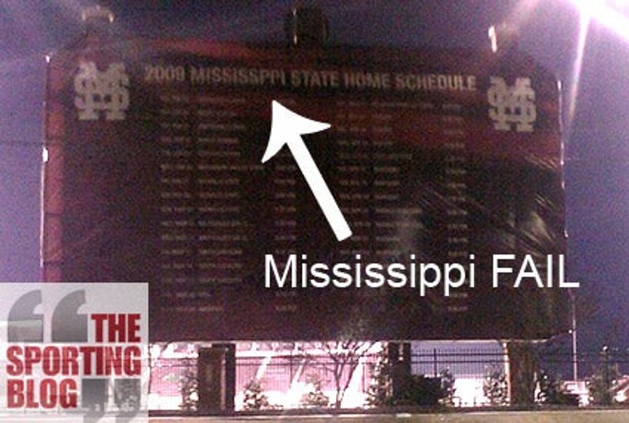 Mississippi State Is Not Instilling Confidence In Its Fanbase (Or Educational System)