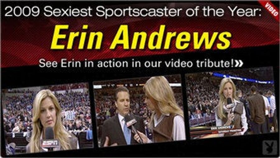 Erin Andrews Once Again Disposes Of All Sexy Sportscasting Competition
