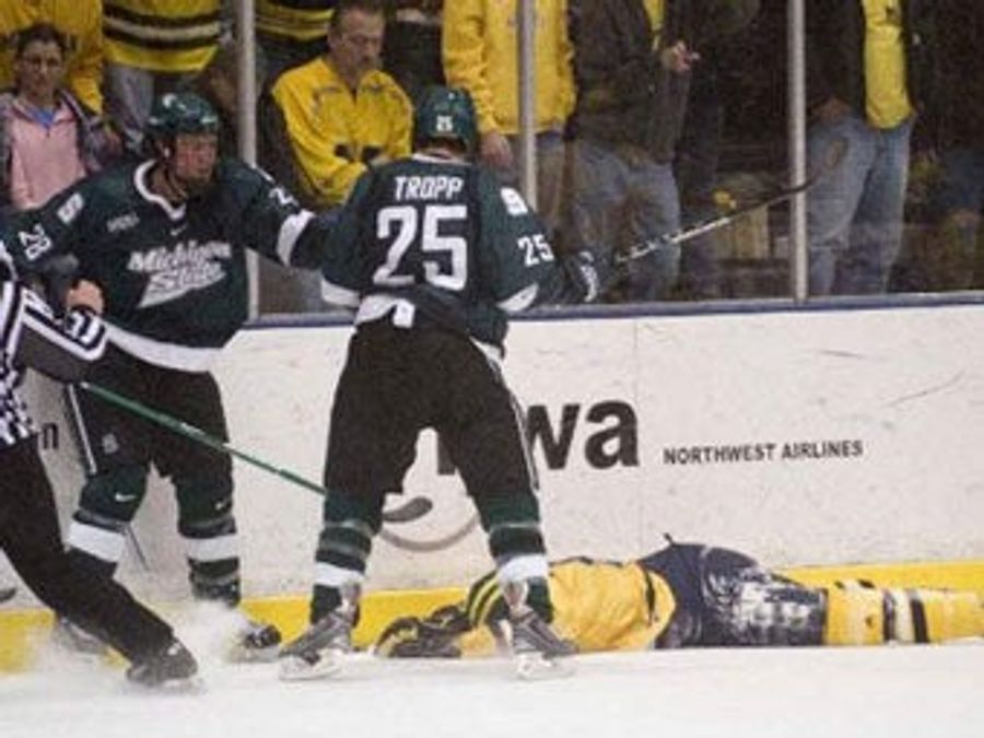 Spartan Hockey Players Will Only Be Slashing Tires From Now On