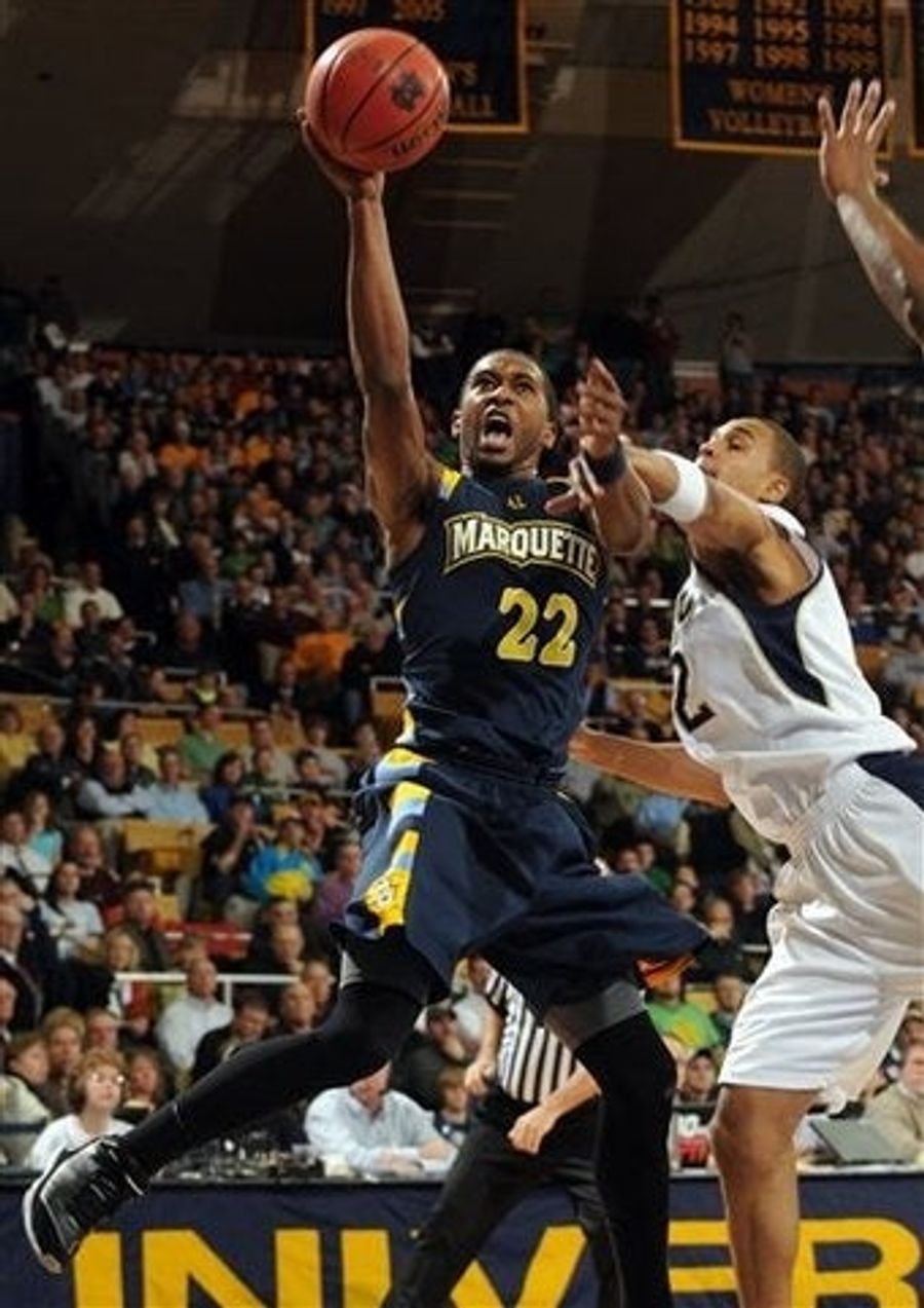Marquette Enjoying The Top While It Can