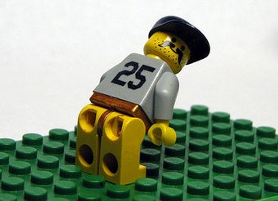 Lego Giambi Is Ready For His Check Up