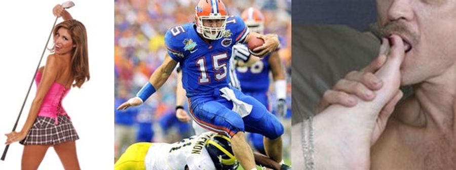 'These Breasts Property Of Mister Tebow,' And Other Ill-Advised Sporting Wagers