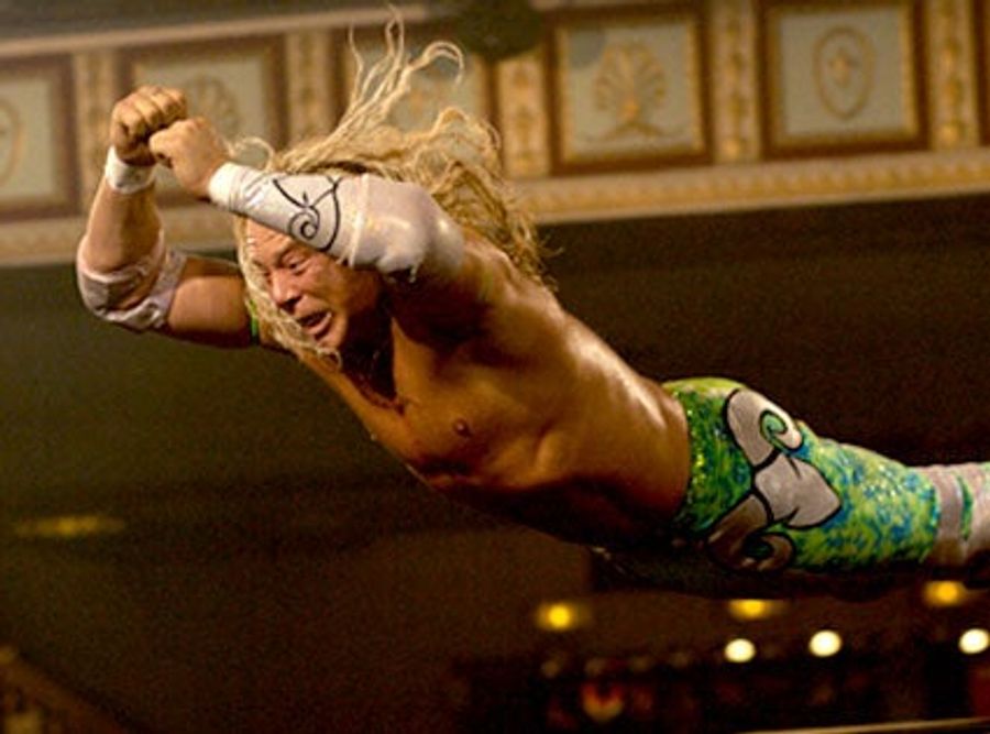 Did Mickey Rourke Juice Up For 'The Wrestler'?