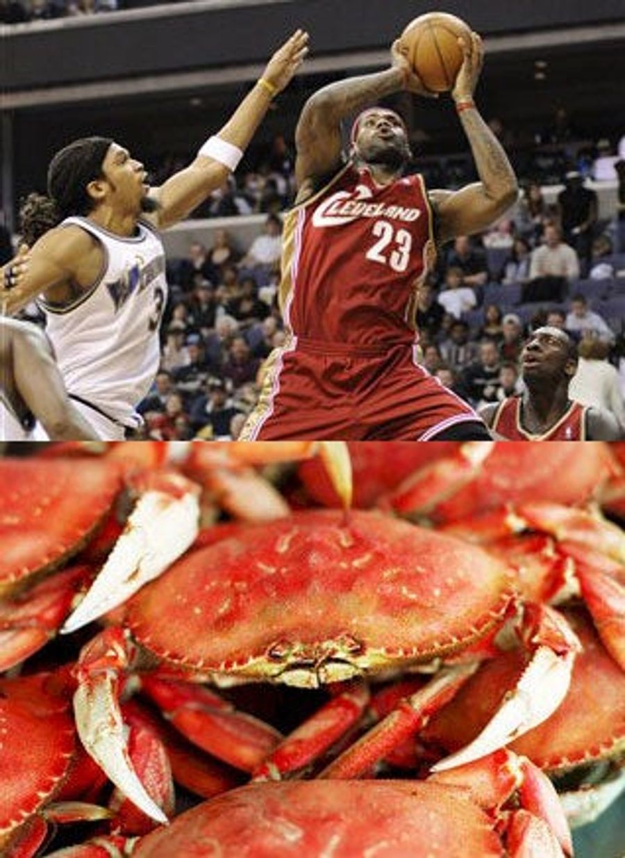Sir <i>Le</i> Bron And The Legend of Crab Dribble