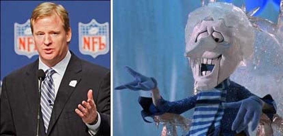 Roger Goodell Fiercely Guards His Snow Domain