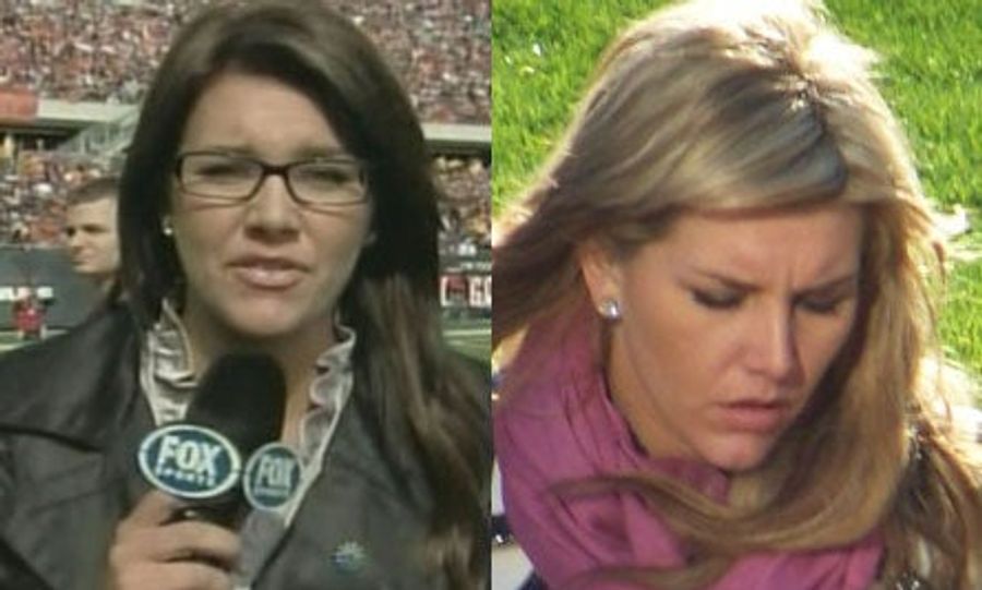Charissa Thompson Wisely Returns to Hair Color Prefered by Boner-Popping NFL Viewership
