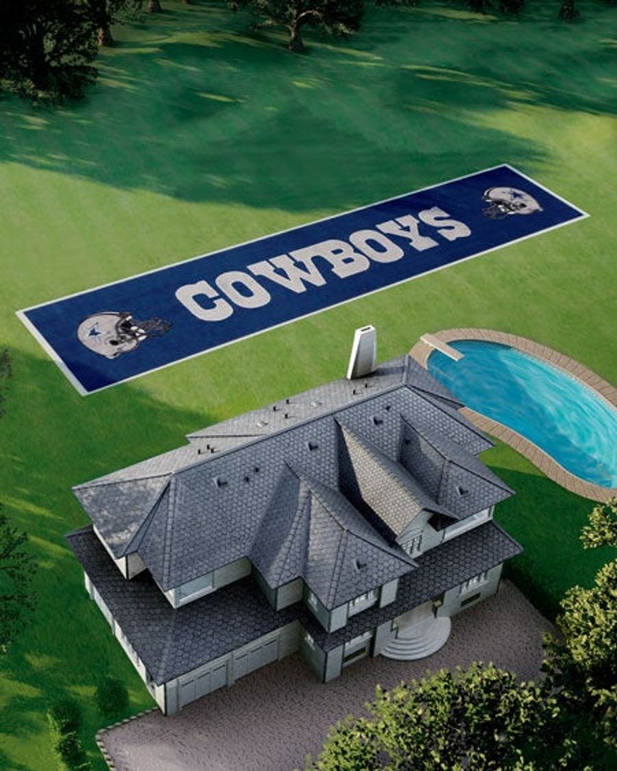 Install Texas Stadium End Zone in Your Back Yard (Cheerleaders Included)