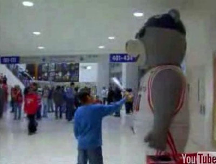 When Oversized NBA Mascots Attack