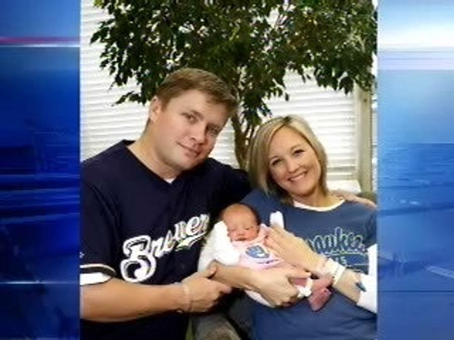 Baby Sees First Brewers&#39; Playoff Game, Cries, Spits Up