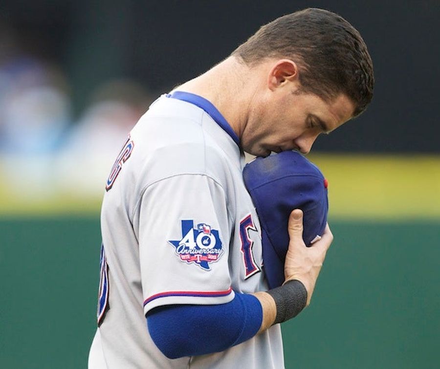 Did The Rangers Leave Michael Young&#39;s Locker Open Out Of Respect, Or Does Ron Washington Just Think They Did?