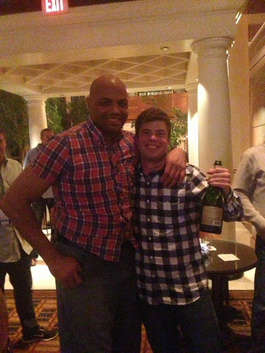 Here's Charles Barkley Wearing An Ill-Fitting Shirt