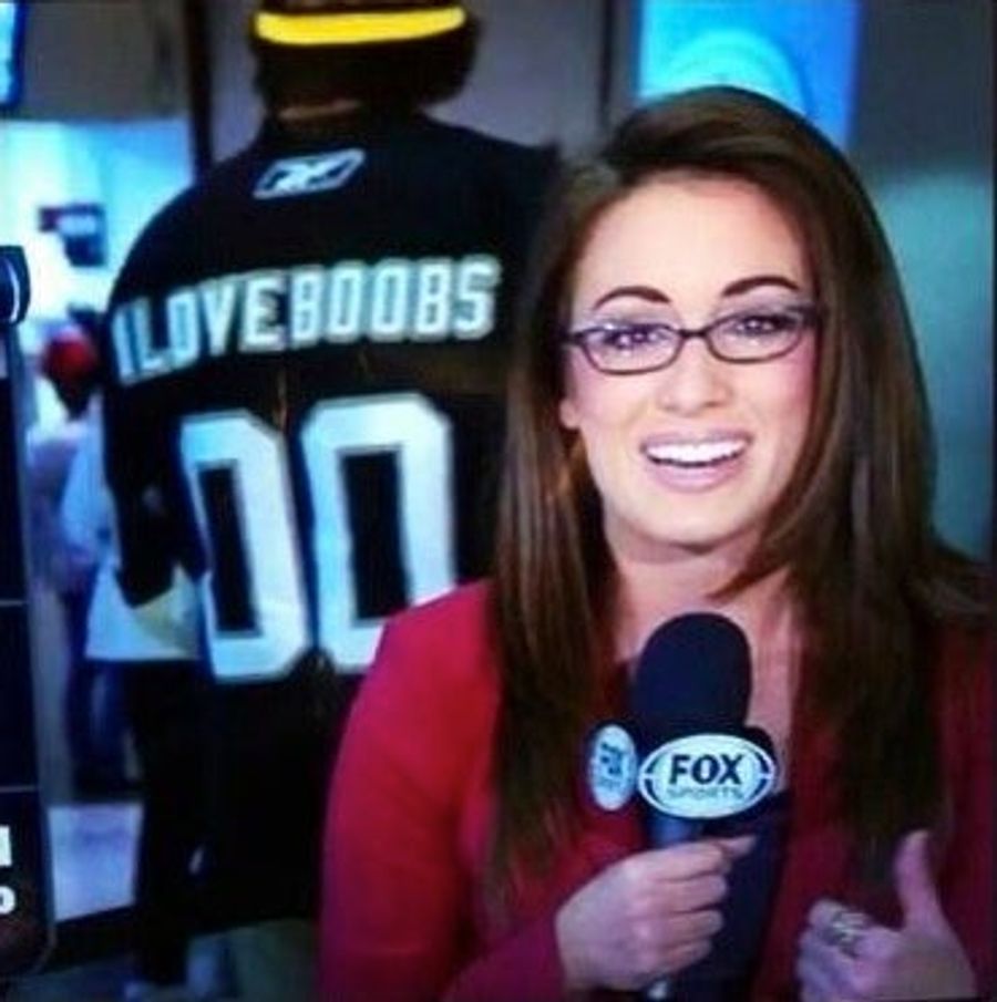 &quot;I Love Boobs&quot; Gets The Approval Of The Carolina Hurricanes Pre-Game Show