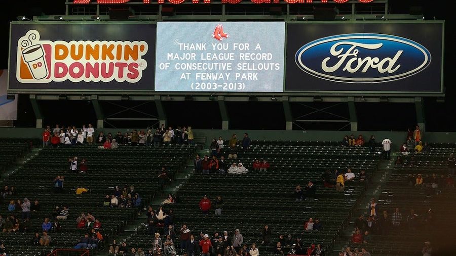 Red Sox&#39;s &quot;Sellout&quot; &quot;Streak&quot; &quot;Ends&quot;