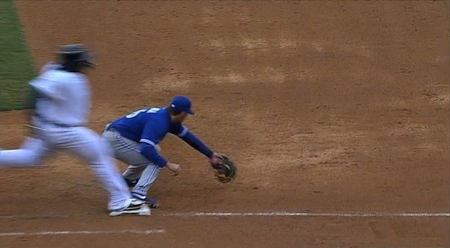 Watch Prince Fielder Beat Out An Infield Single