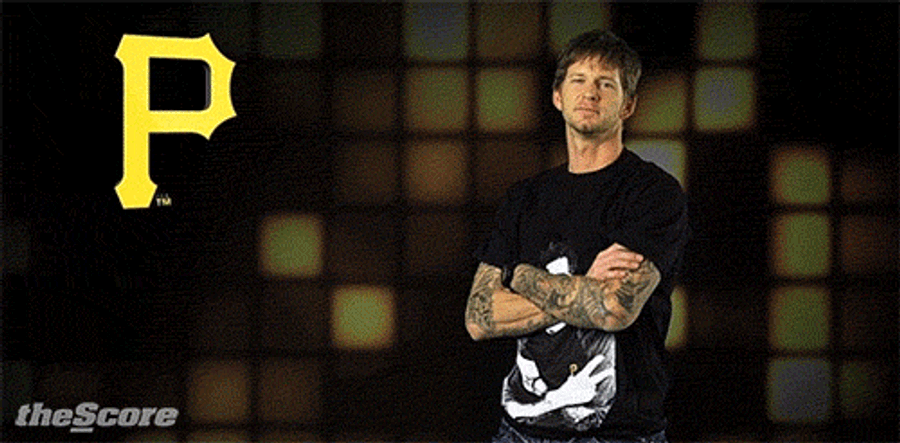 A.J. Burnett Wears A.J. Burnett T-Shirt Like A.J. Burnett