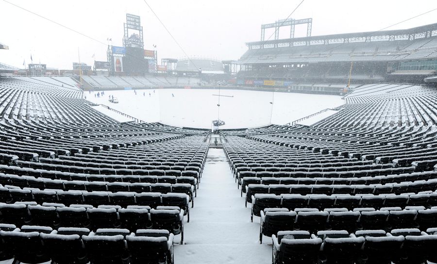 Mets-Rockies Last Night Was Really, Really Snowed Out