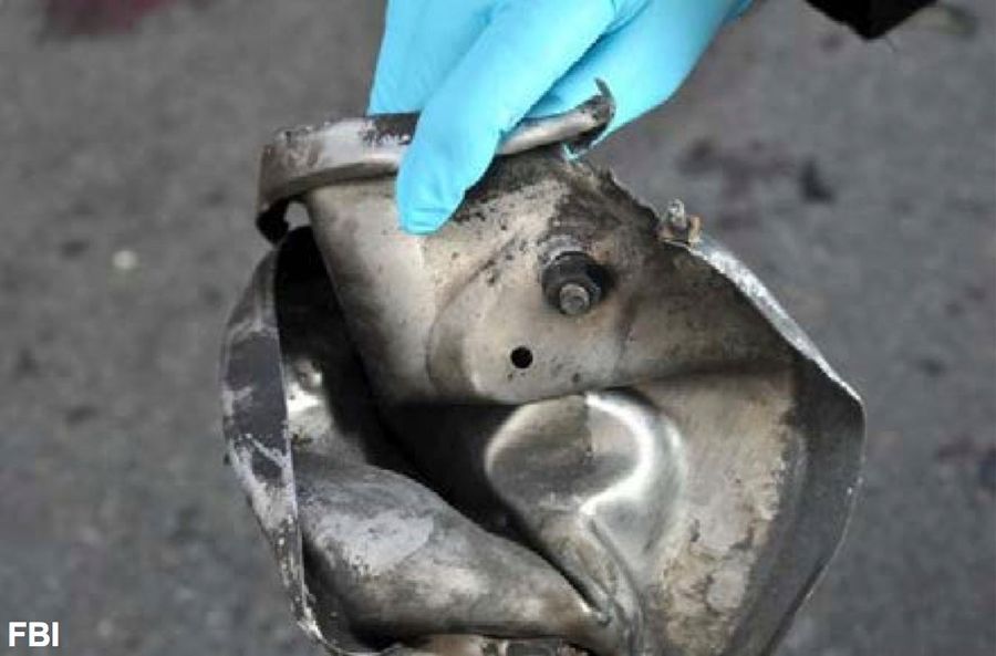 Here's What's Left Of The Boston Marathon Bombs