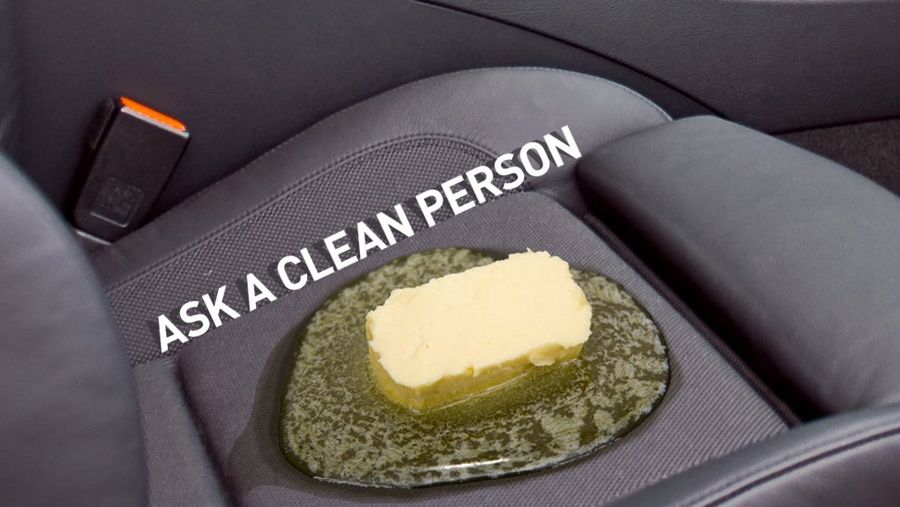 Help! How Do I Clean Up All This Butter That Exploded In My Car?