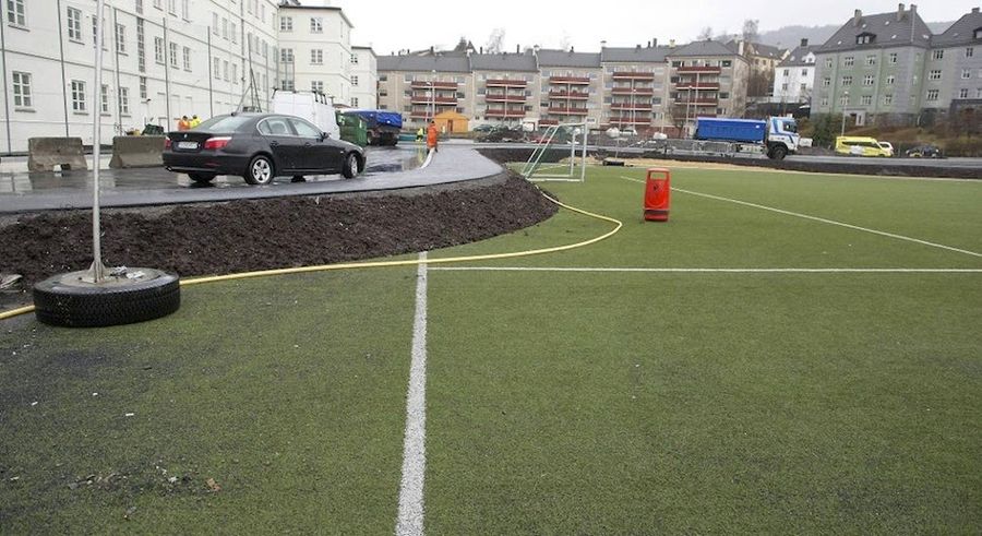 Norwegian Soccer Club Pissed Because This Road Was Built On Its Pitch