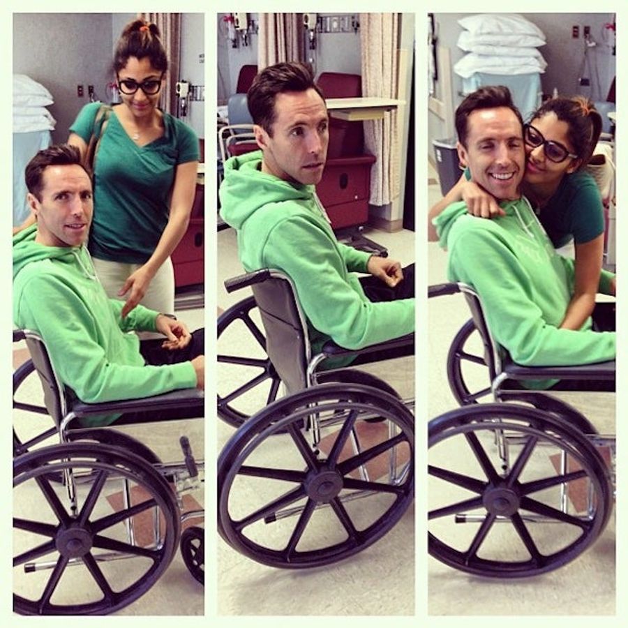 Here&#39;s Steve Nash In A Wheelchair, So Good Luck With That, Lakers Fans