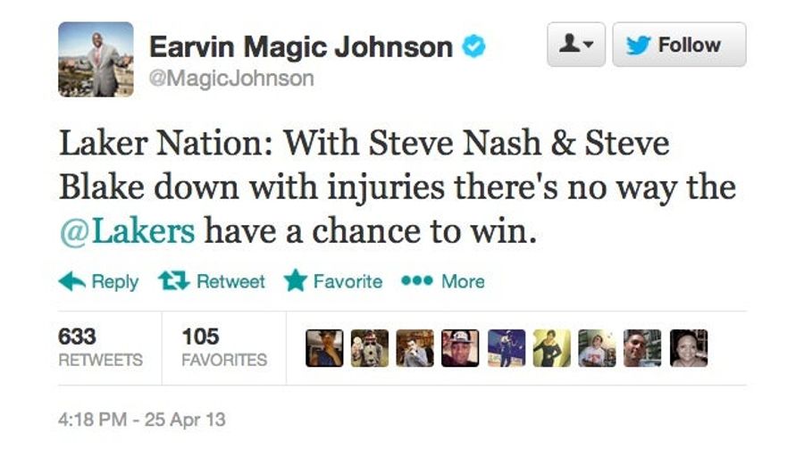 Even Magic Johnson Has Given Up On The Lakers