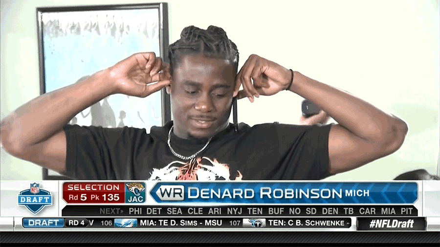 Our Favorite NFL Draft Moment Came When Denard Robinson Was Selected