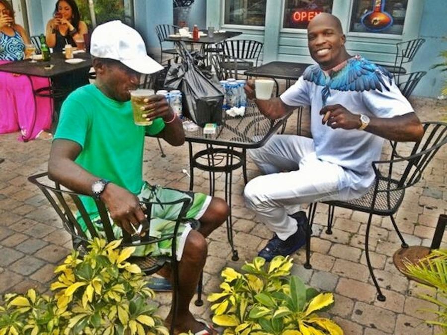 Chad Johnson May Have Spent Saturday Partying With A Homeless Guy