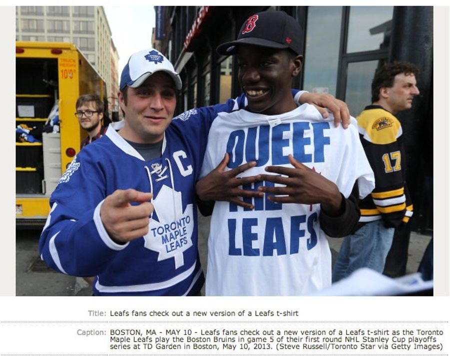"Queef The Leafs" Shirts Are Confusing To Everyone