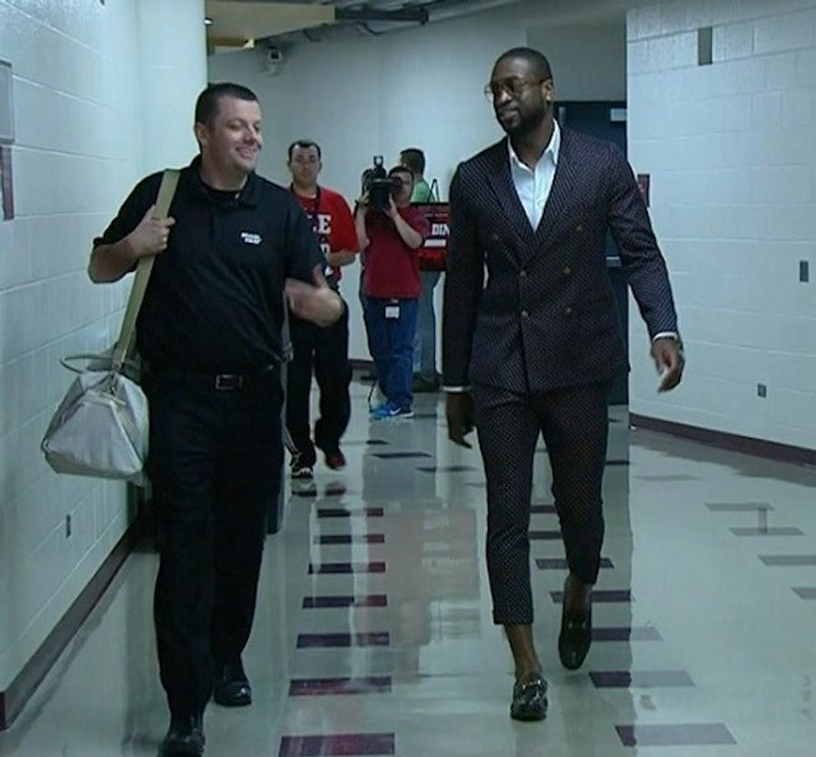 Dwyane Wade Sometimes Wears Clothes