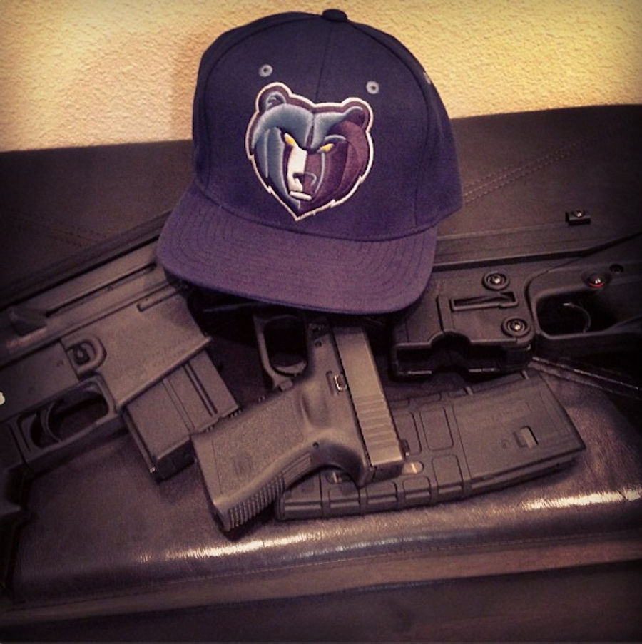 Three 6 Mafia Member Is A Big Grizzlies Fan, Has Lots Of Guns