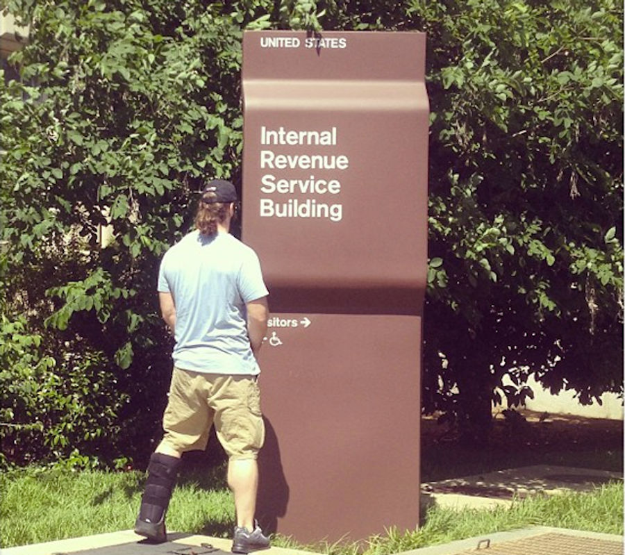 NFL Player Pisses On IRS Sign, IRS Chief Forced To Resign Hours Later