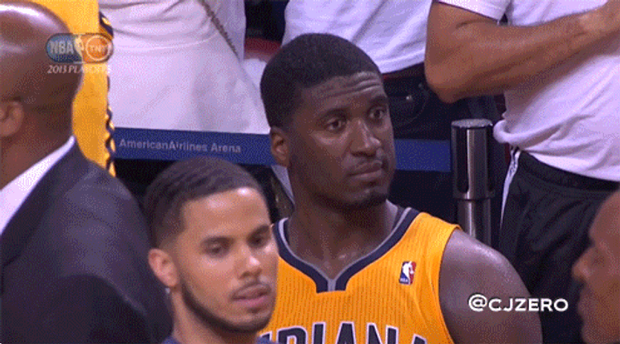 LeBron&#39;s Layup As Seen From The Indiana Bench
