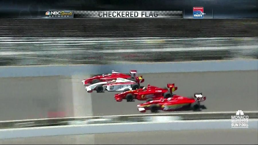 Today's Indy Lights Race Featured An Insanely Close Finish