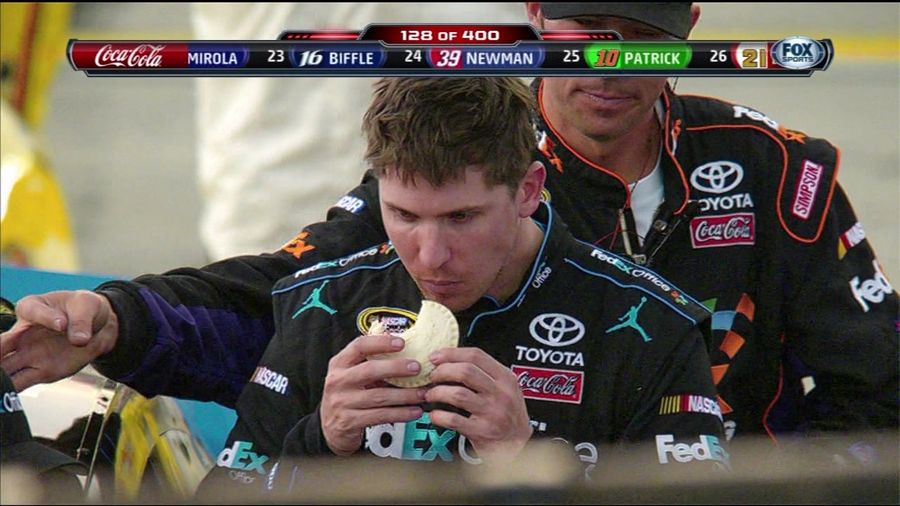 Denny Hamlin's Mid-Race Snack Of Choice Is An Uncrustable
