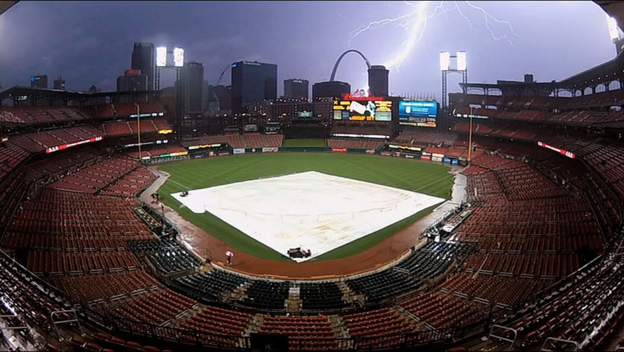 A New MLB Rule Forced Royals-Cardinals To Go 8 Soggy Hours