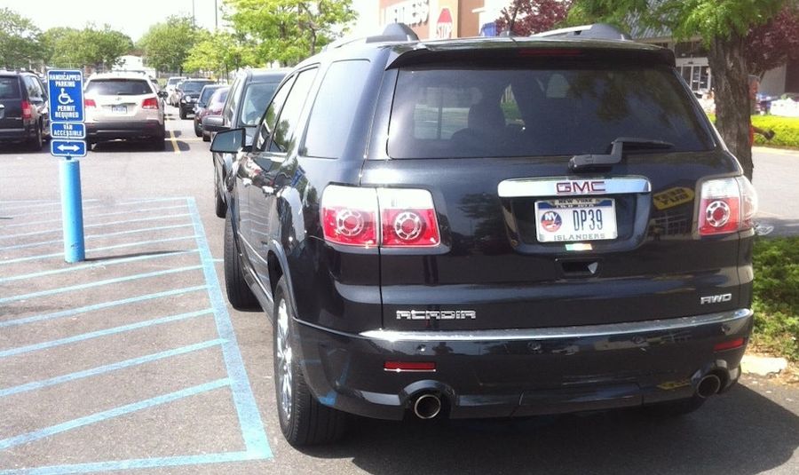 Here&#39;s A Rick-DiPietro-Vanity-Plated Car Parked In A Handicapped Spot