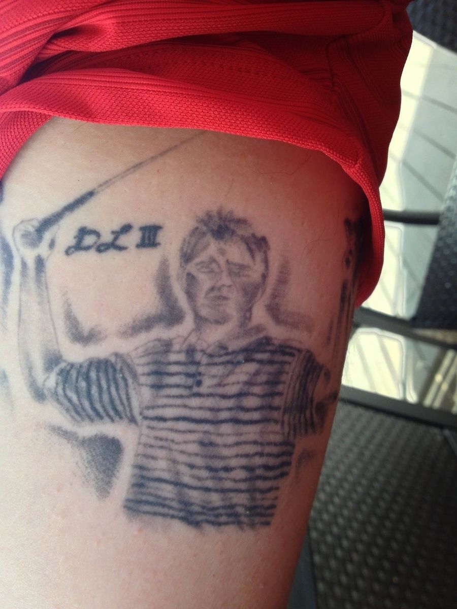 We Got An Email From A Guy Who Claims This Is A Davis Love III Tattoo