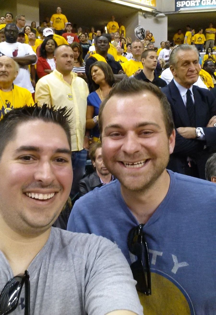 Nonplussed Pat Riley Makes For The Best Photobomb
