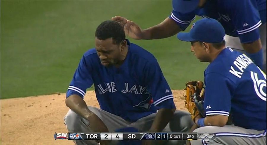 This Is The Face Of A Baseball Player Who Just Felt His Career End