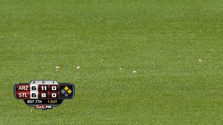Weirdo Rookie Umpire Fills Left Field With His Chewed Gum