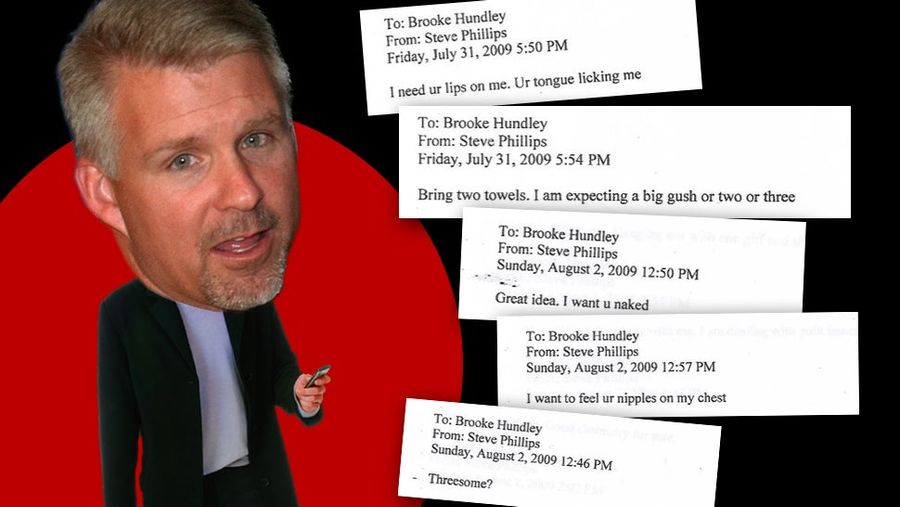 Steve Phillips And Brooke Hundley: A Romance Told Through Filthy Sexts