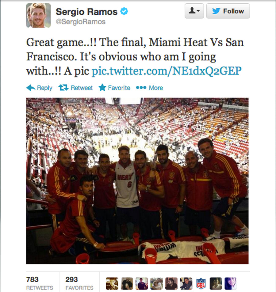Spanish Soccer Star Sergio Ramos Doesn&#39;t Know Anything About NBA, USA