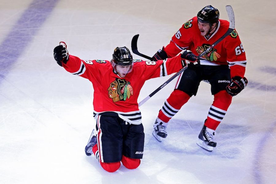 Patrick Kane Finally Scores A Goal The Kings Can't Come Back From