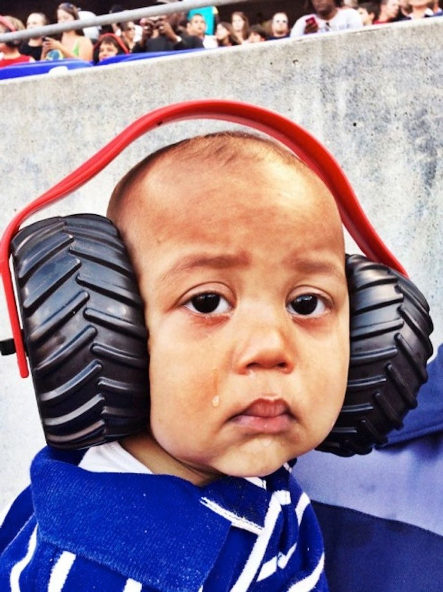 Kid At Monster Truck Rally Is Saddest Kid Ever