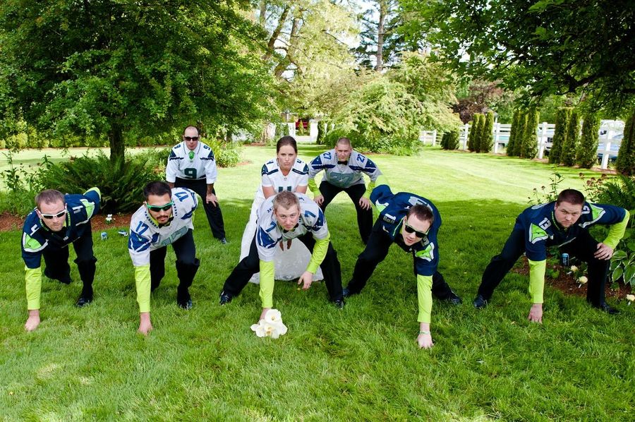 This Is What A Seahawks-Themed Wedding Looks Like