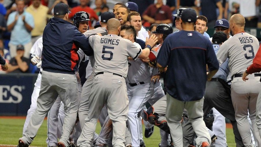 14 Innings And A Bench-Clearing Scrap: Just A Typical Red Sox-Rays Game