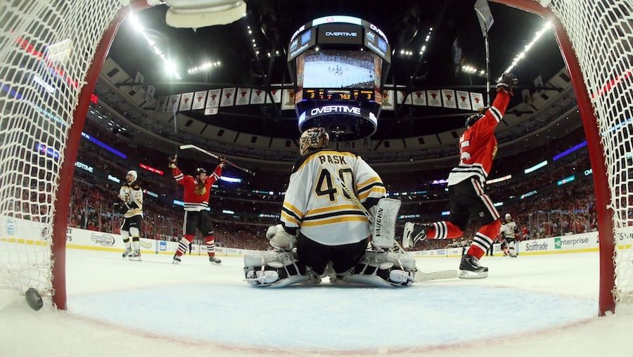 Chicago's Win: 112 Minutes, Two Empty Bruins, And One Pinball Wizard