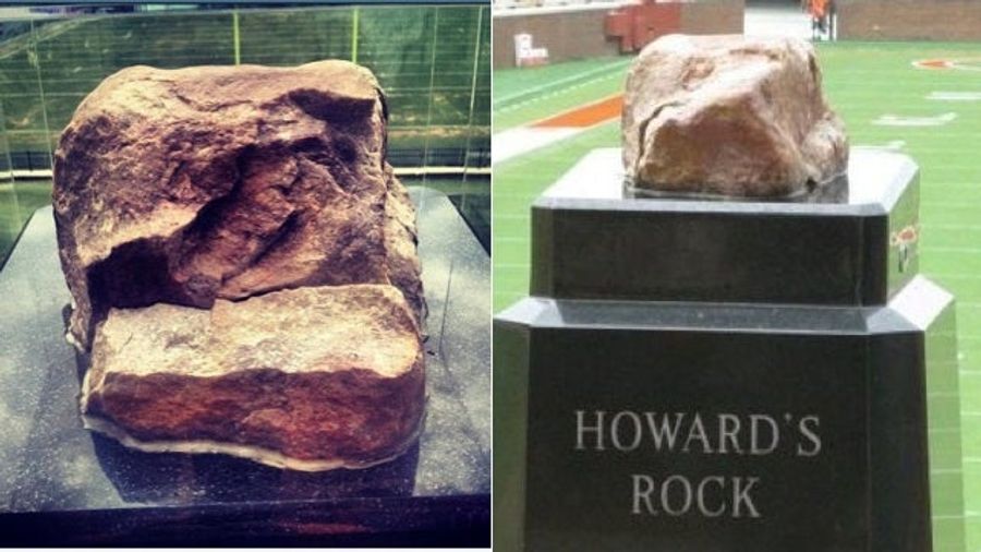 Somebody Broke Off A Huge Piece Of Clemson&#39;s Special Rock