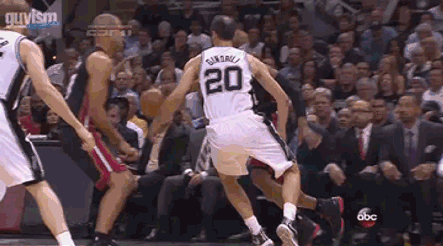 Shane Battier And Manu Ginobili Meet For Flopping Showdown