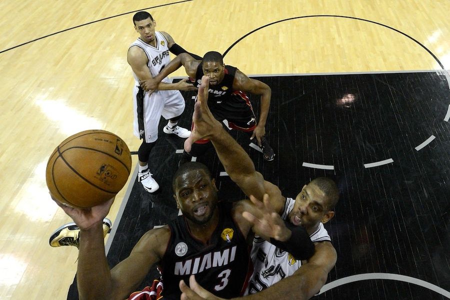 Miami&#39;s Big Three Bests San Antonio&#39;s Big One-And-Three-Quarters